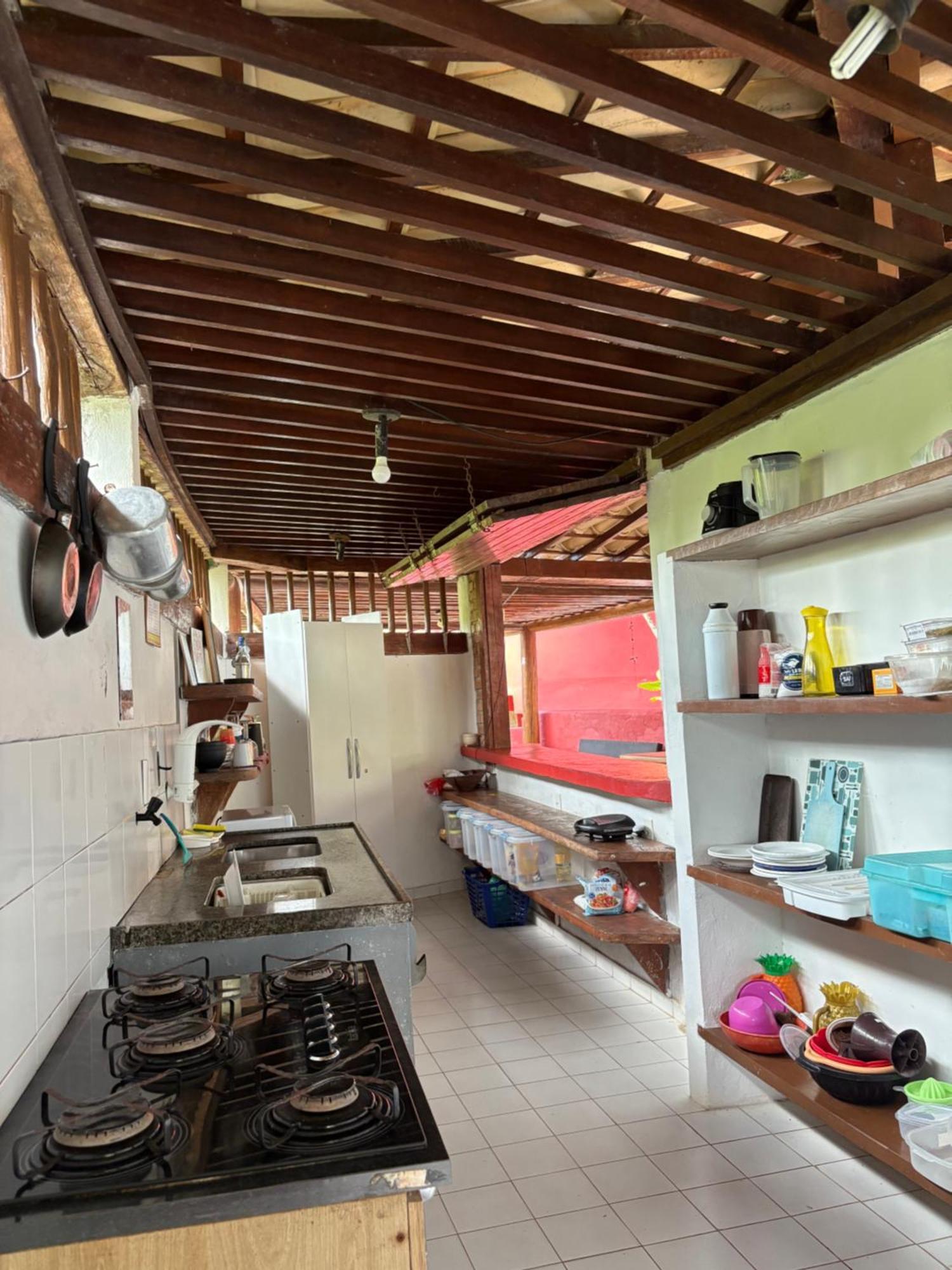 Novos Baianos Hostel E Pousada Порту-Сегуру Экстерьер фото